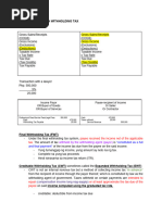 Understanding Withholding Taxes: FWT vs CWT | PDF | Income Tax | Taxes