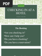 Hotel Check-In and Check-Out Guide | PDF