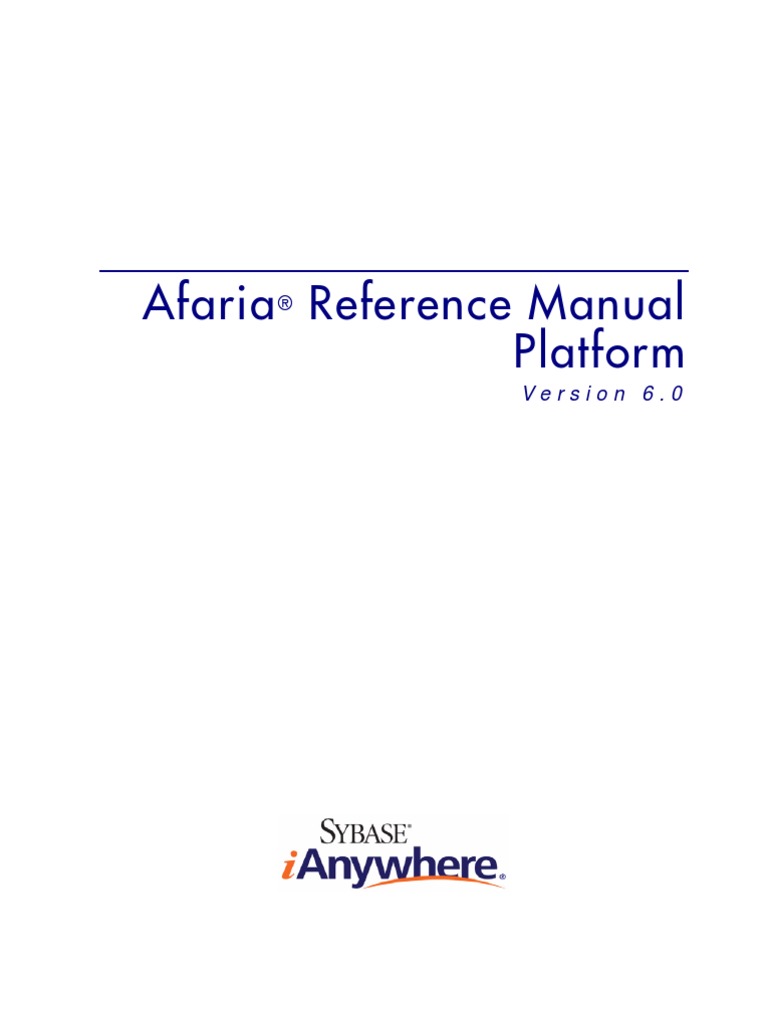 Afaria Reference Platform | PDF | Server (Computing) | Web Server