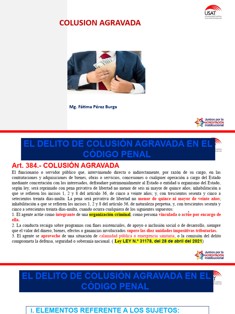 Delito de Colusion | PDF | Finanzas y dinero | Derecho