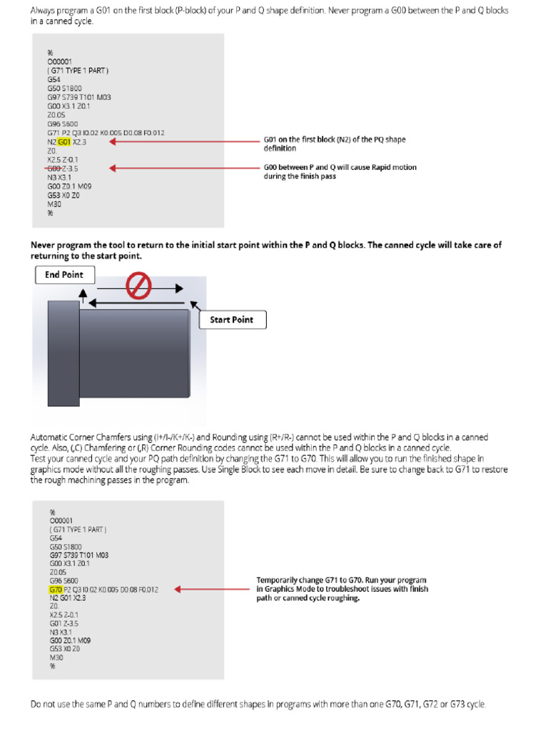 g71 Help | PDF
