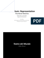 Live Music: Representation Live Music: Representation: Thumbnail Sketches