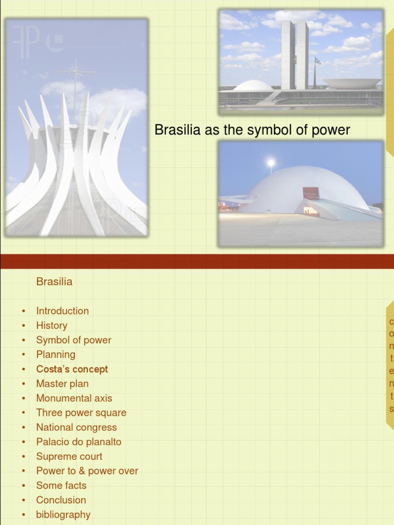 Brasilia's Monumental Axis: Power Symbol | PDF | Road Transport | Transport