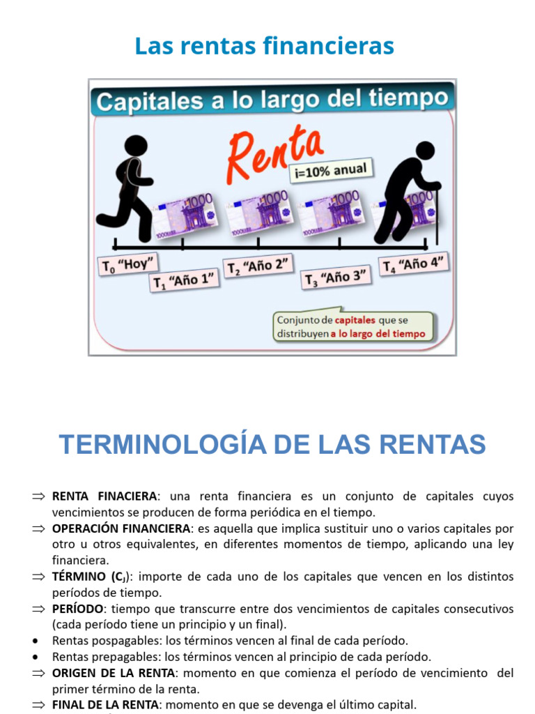 Montando Rentas | PDF | Matemáticas