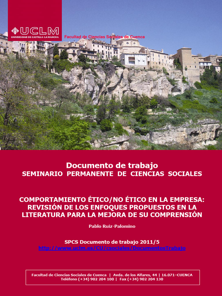 Comportamiento Etico en La Empresa | PDF | Comportamiento | Moralidad
