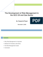 Importance Of Risk Management Oil and Gas Sector