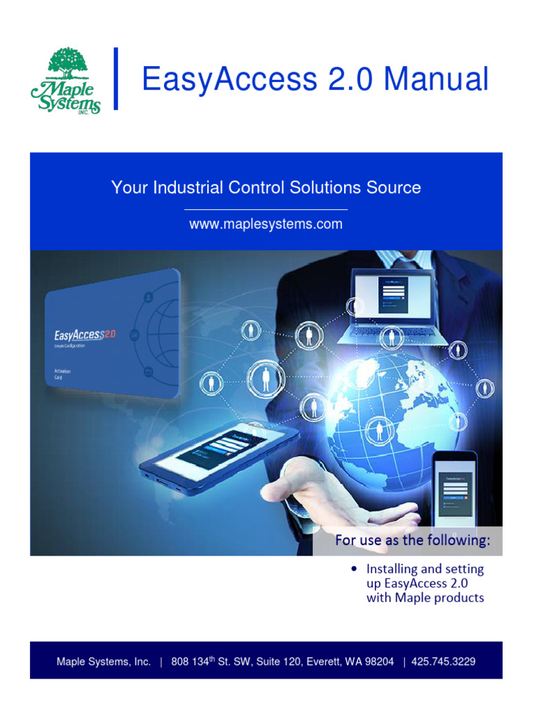 Easy Access 2.0 Manual | PDF | Proxy Server | Programmable Logic Controller