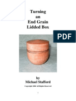 Turning An End Grain Lidded Box