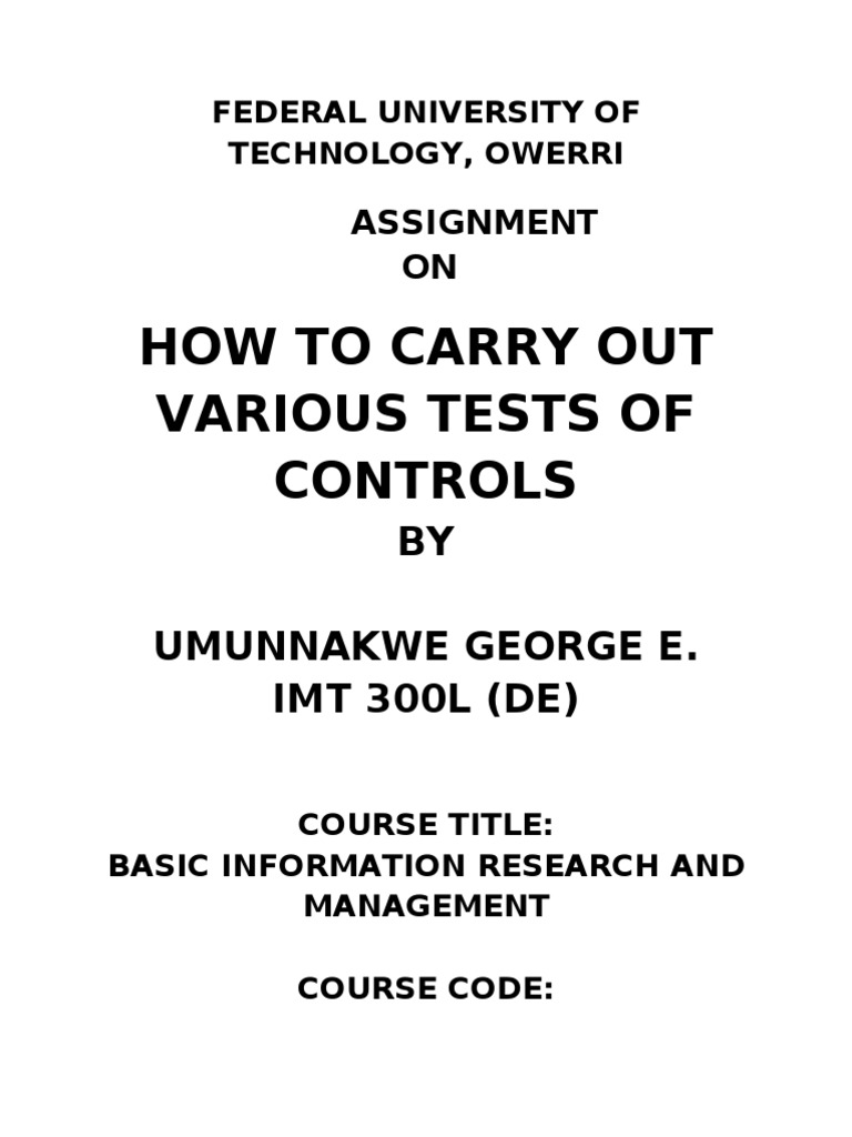 Guide to Testing Control Systems | PDF | Email | Databases