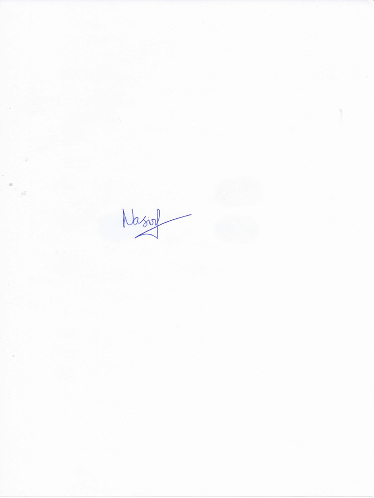 Nasir's Signature001 | PDF