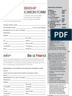 Membership Form Apr 2011