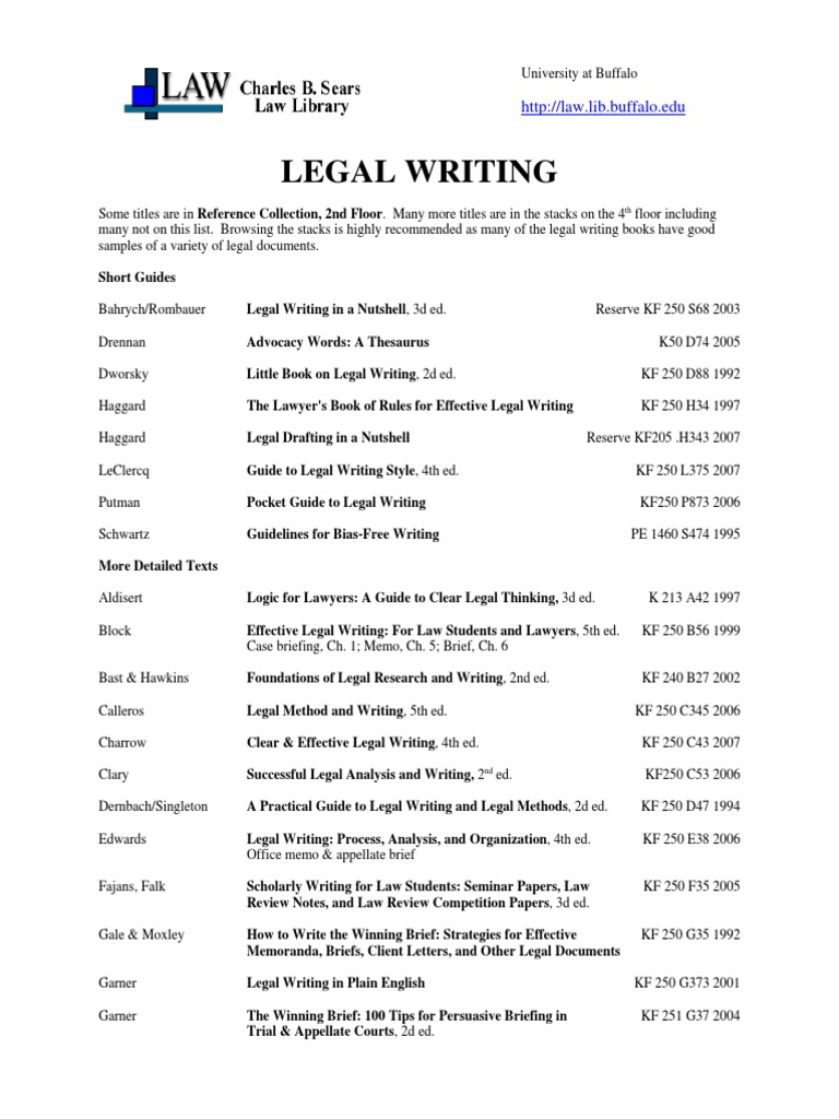 Legal Writing PDF Brief (Law) Justice