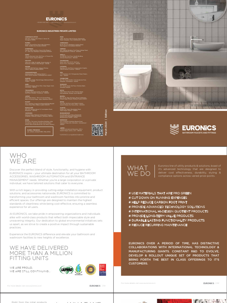 Sanitaryware Catalogue | PDF | Toilet | Tap (Valve)