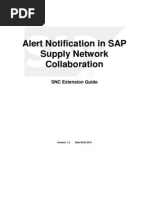 Alert Notification in SAP SNC 7.0