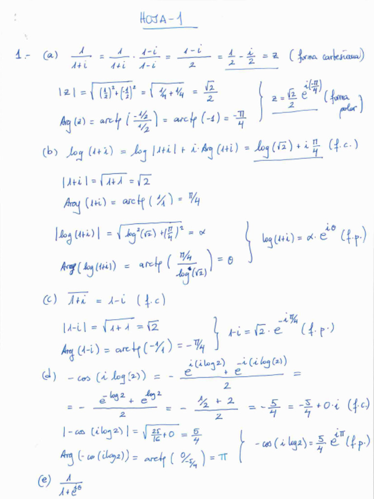 2 Sol Complejos | PDF
