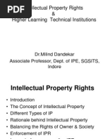 Intellectual Property Rights (DR - Milind Dandekar)