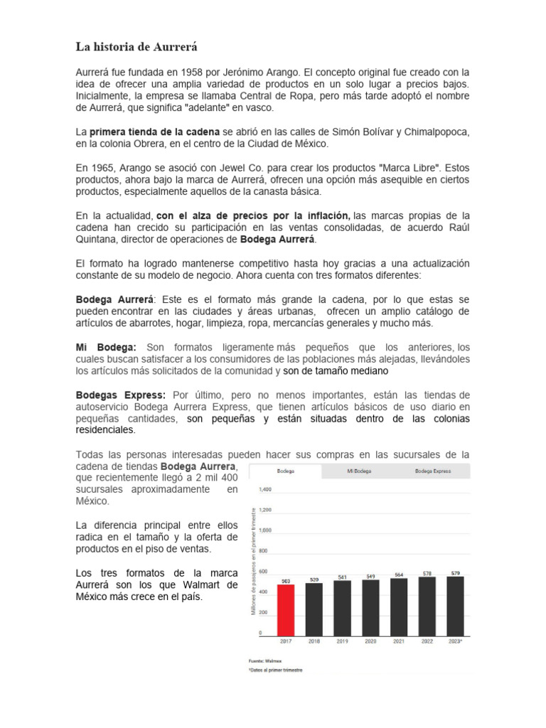 La historia de aurrer pdf walmart business
