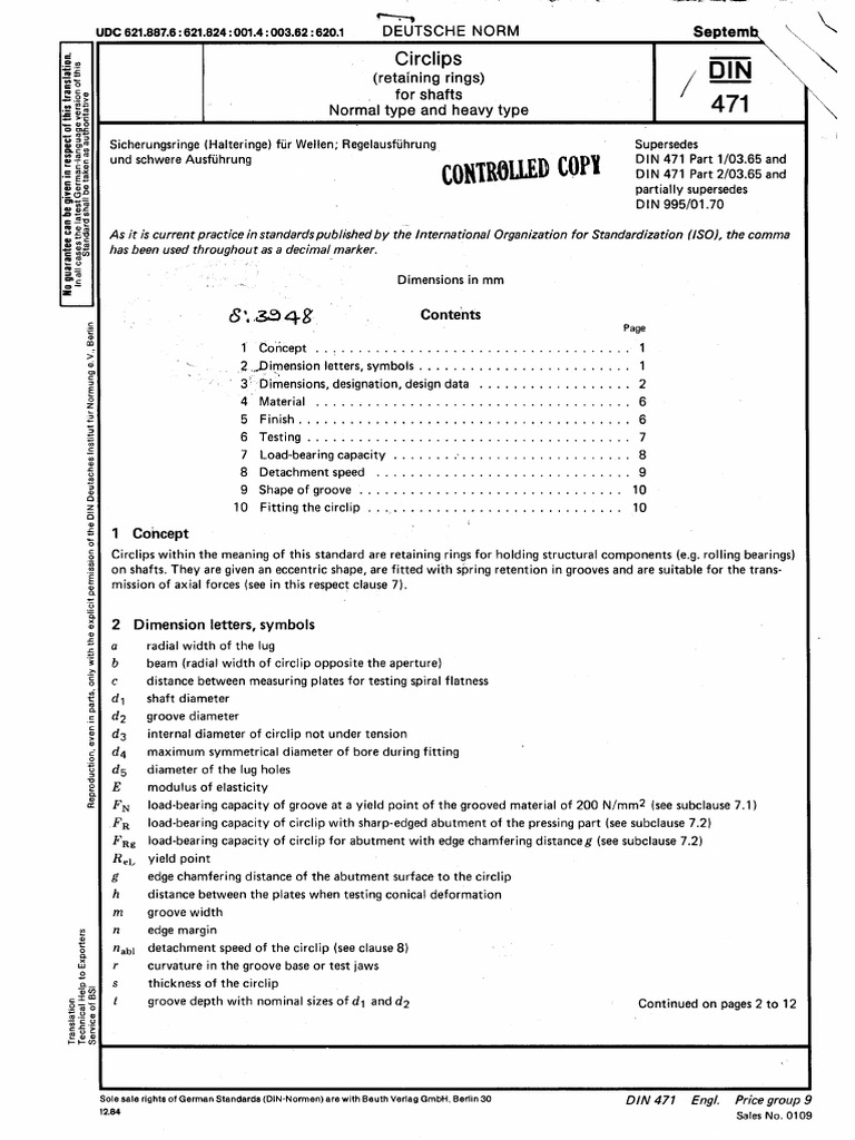 Din 471 | PDF