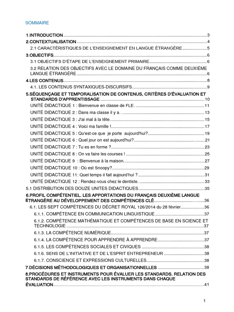 Programmation Didactique du FLE | PDF | Langue française | Apprentissage