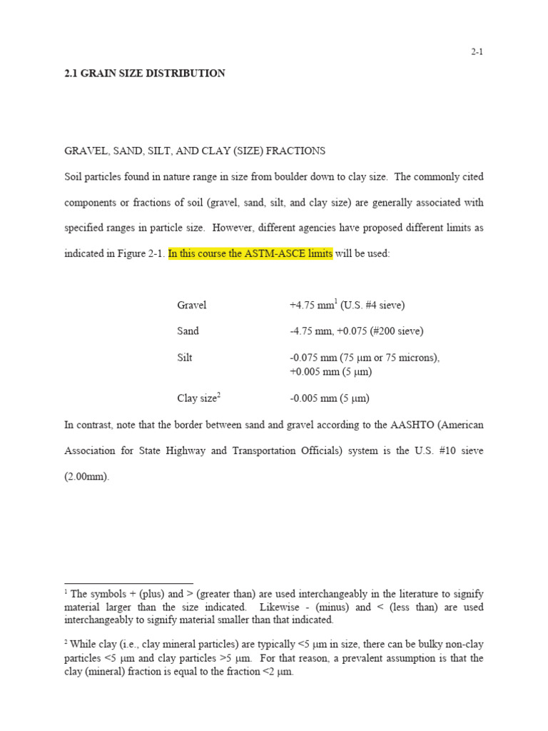 Grain Size Distribution in Soils | PDF | Silt | Sand