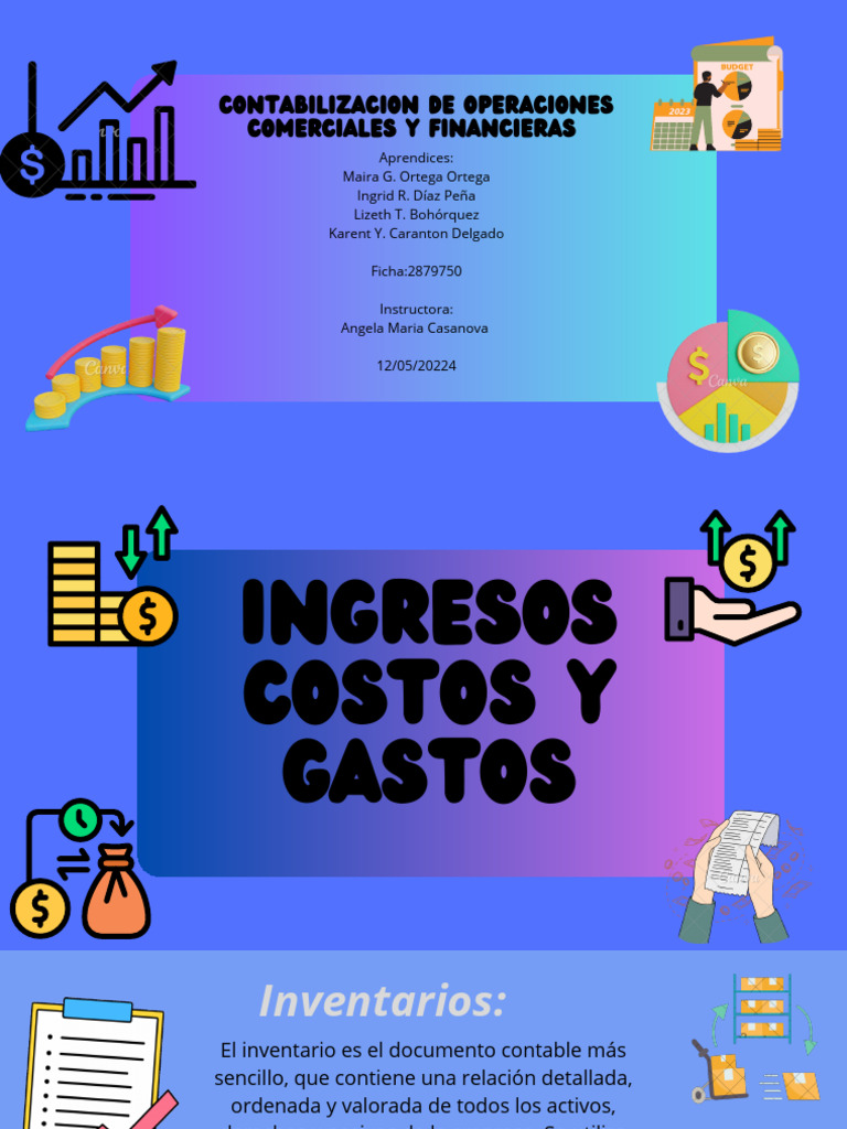 Presentación de Ingresos y Gastos | PDF | Contabilidad | Business