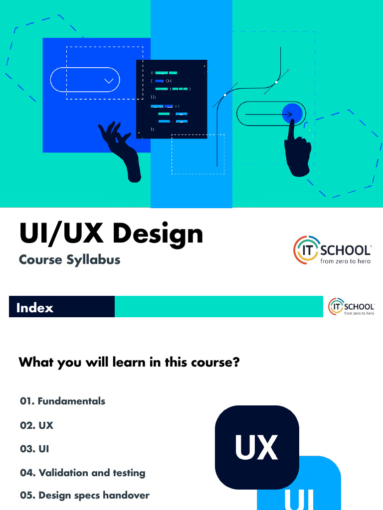 Programa UI UX Design ITSchool PDF | PDF | Design | Computing