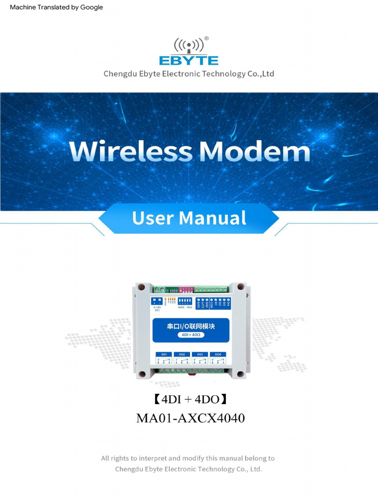 【4DI+4DO】MA01+-AXCX4040_UserManual_EN_v1.1 ESPAÑOL | Descargar gratis ...