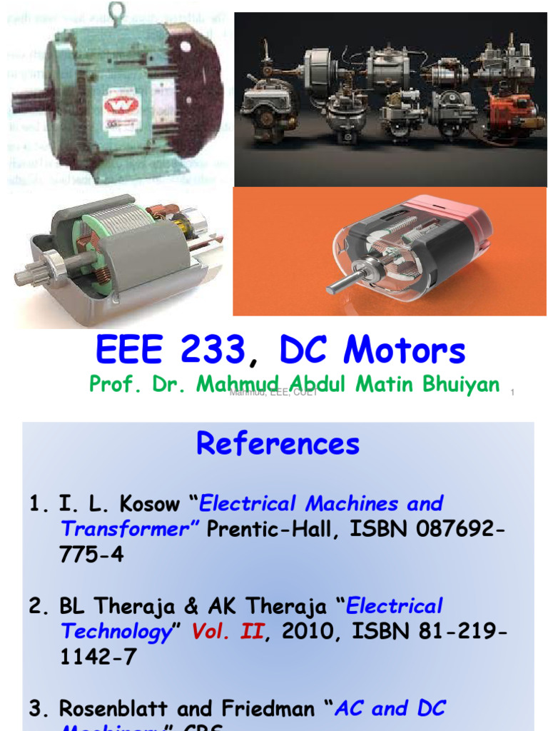 Understanding DC Motors and Their Operation | PDF | Electric Motor ...