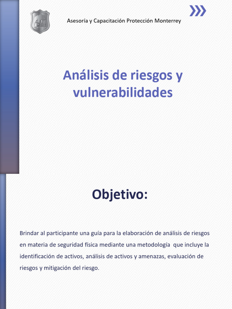 Análisis de Riesgos en Seguridad Física | PDF | Valores | Riesgo