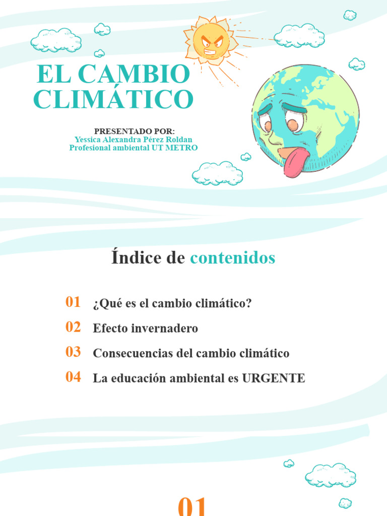 Cambio Climatico Ok | PDF | Cambio climático | Entorno natural