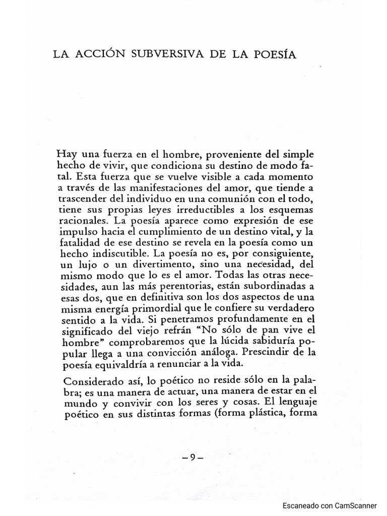 La Accion Subversiva de La Poesia Aldo Pellegrini | PDF