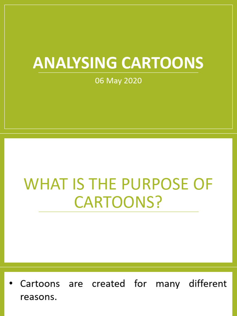 Cartoon Analysis: Understanding Satire | PDF