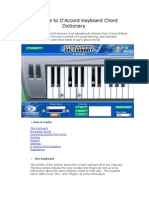 Diccionario de Acordes de Teclado