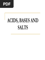 Acids and Bases | PDF | Hydroxide | Acid