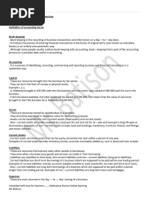 Form 1 Accounting Notes