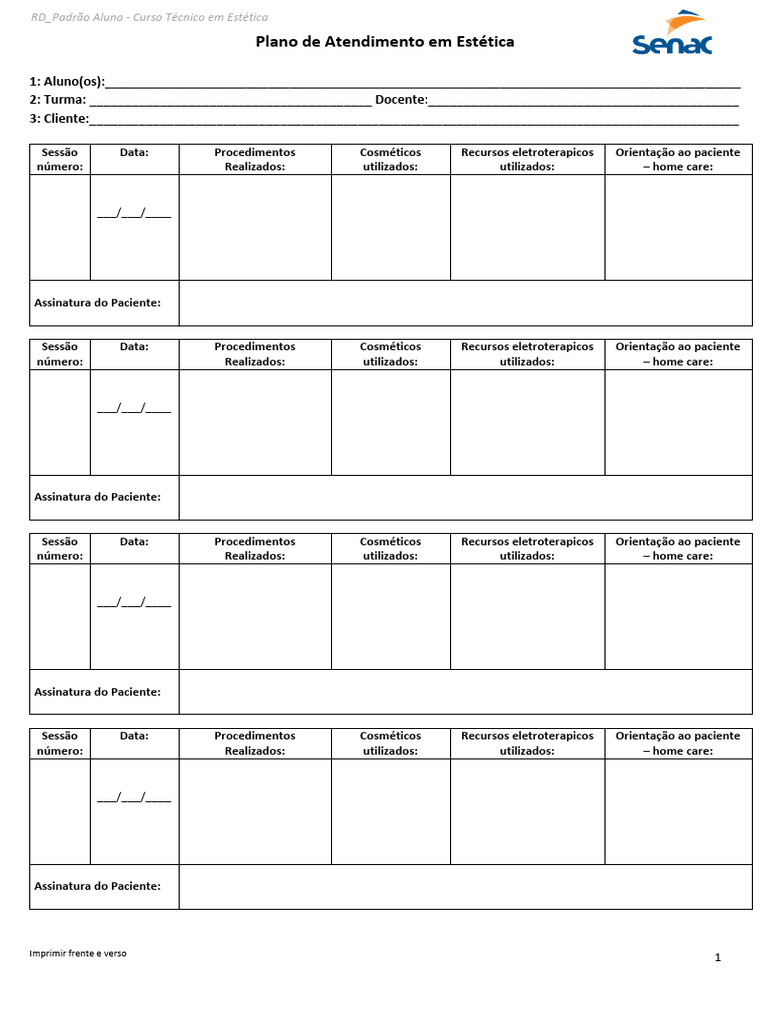RD - PadrÃ o Aluno - Plano de Acompanhamento e Atendimento | PDF