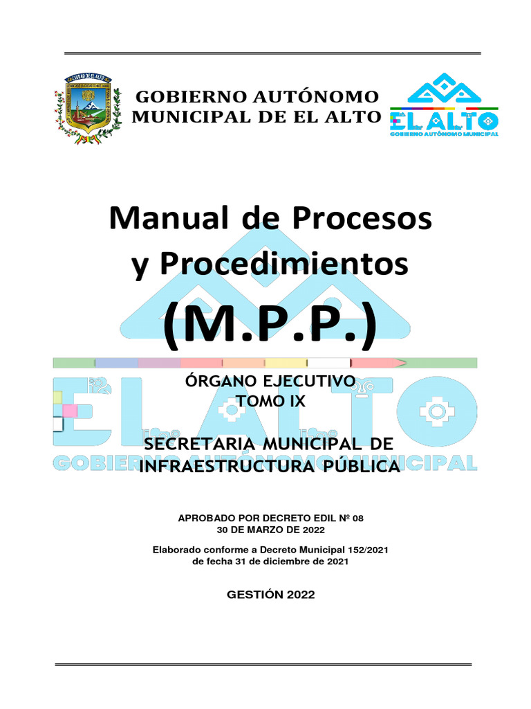 Tomo Ix (MPP) Smip | PDF | Gobierno