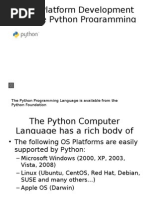 Cross-Platform Development With The Python Programming Language