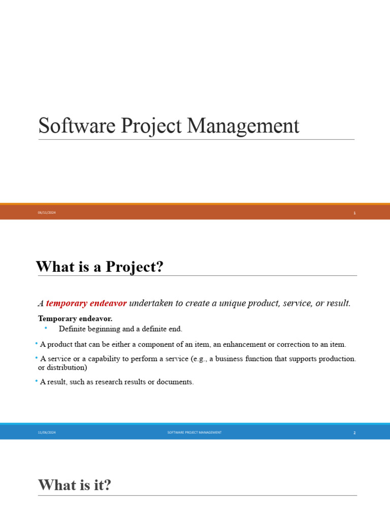 Software Project Management Essentials | PDF | Project Management ...