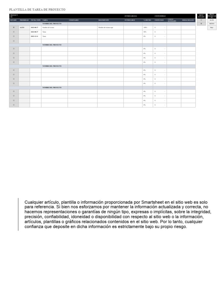 IC Project Task Template 27395 - ES | PDF | Informática