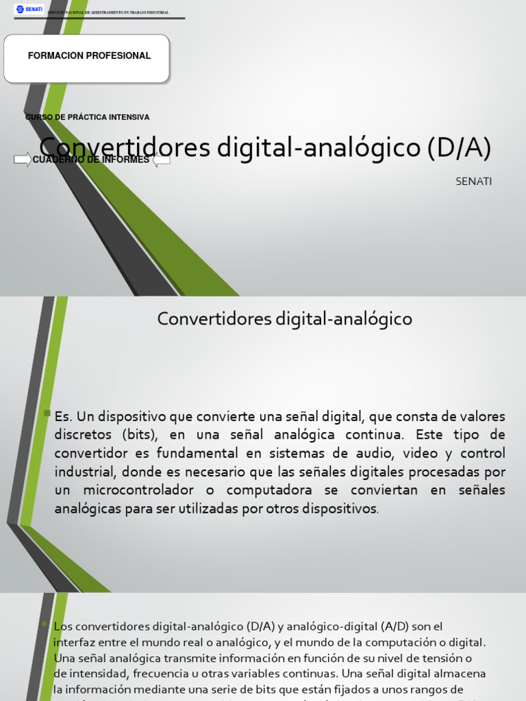 Convertidores Digital Analógico Dd Pdf Señal Analoga Convertidor