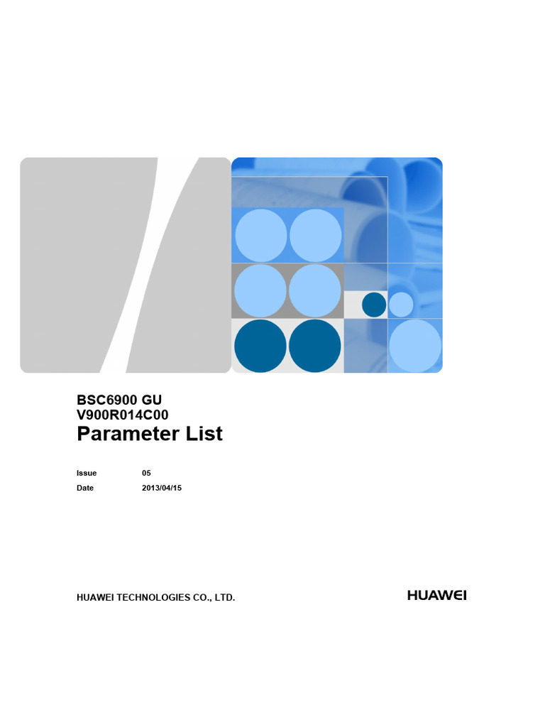 3G Parameter Reference | PDF | Parameter (Computer Programming ...