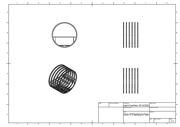 Section 16 - 18 Replicating The Frames Drawing | PDF