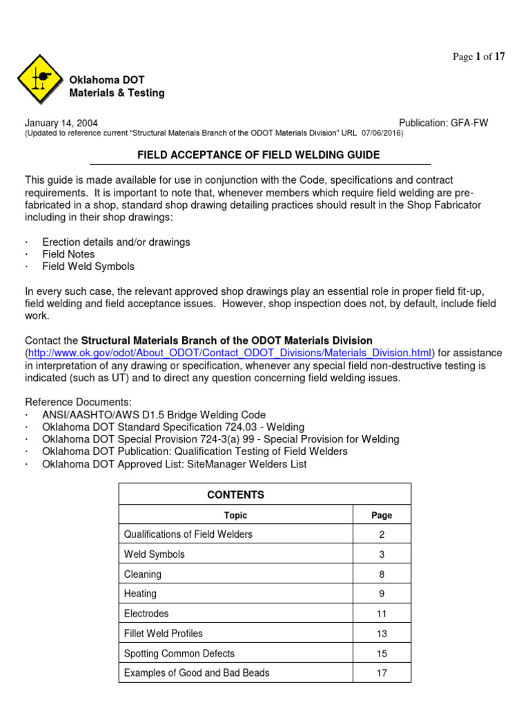 Gfa FW | PDF | Welding | Construction