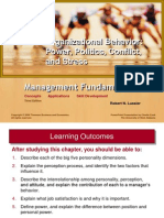 Organizational Behavior: Power, Politics, Conflict, and Stress