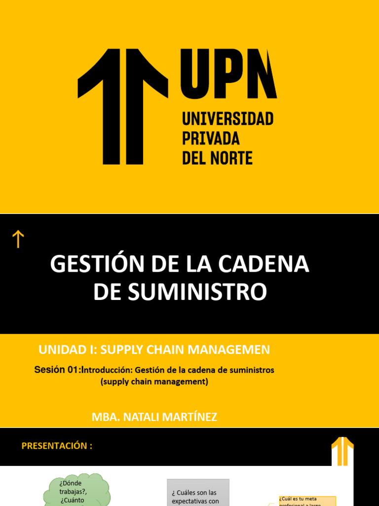 Introducción a la Gestión de la Cadena de Suministro | PDF | Cadena de ...