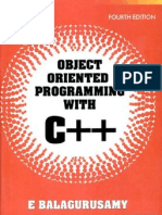 Balagurusami Object Oriented Programming CPP