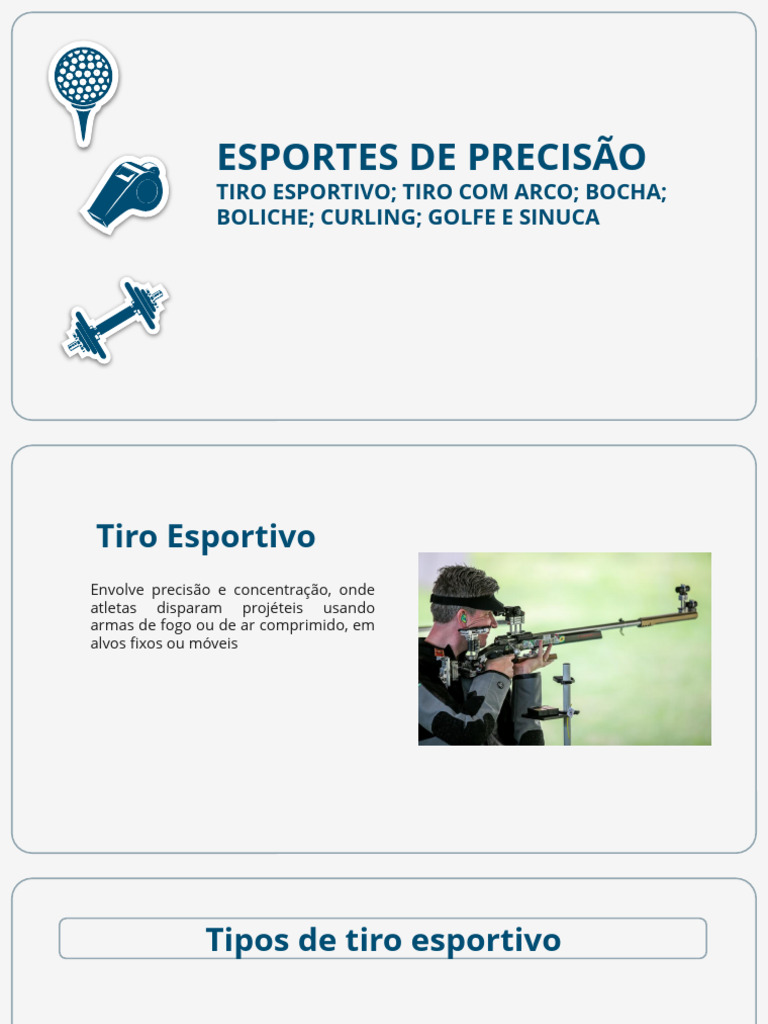 Esportes de Precisão | PDF | Esportes de precisão | Armas de projétil