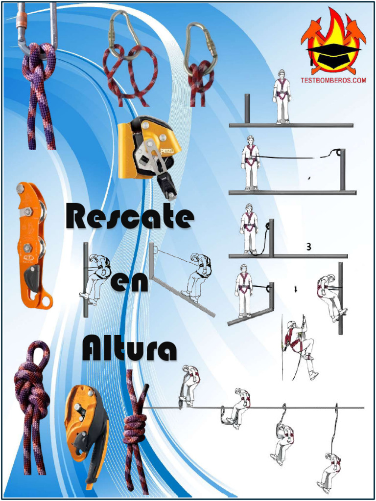 Rescate en Altura: Seguridad y Equipos | PDF | Cuerda | Nudo