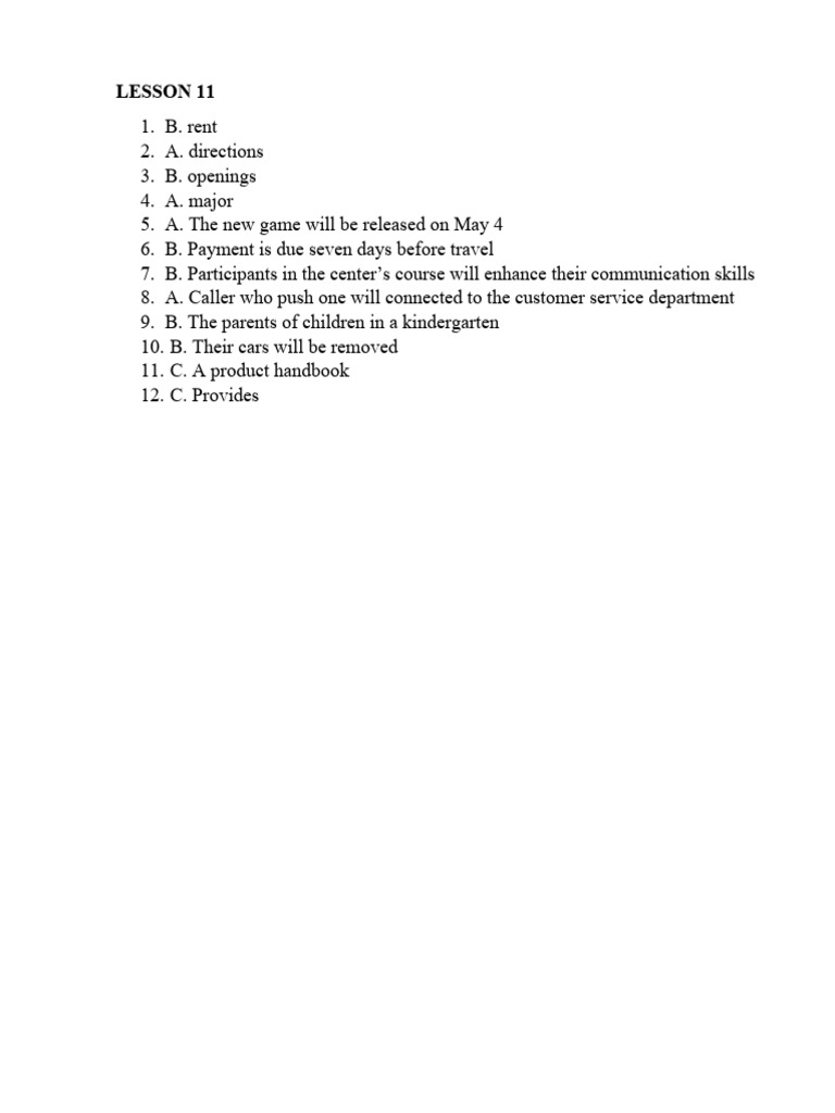 Lesson 11 Pdf